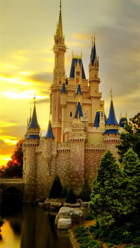 Disney Castle Iphone Wallpaper Wallpapersafari