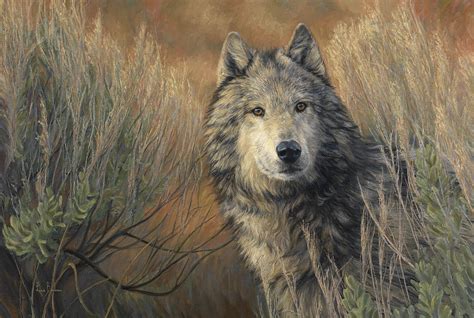 Watchful Painting By Lucie Bilodeau Fine Art America