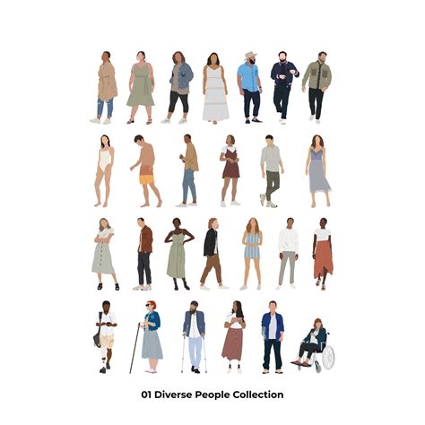 Mega Vector Pack: People, Plants & Animals | People illustration, People cutout, People png