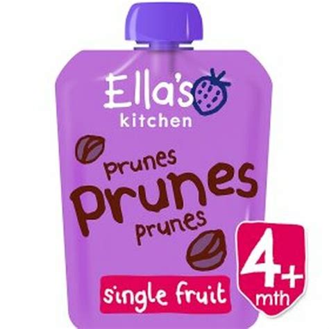 Whether your child is at stage 1 or stage 3, there's something here for. Ella's Kitchen Prunes Prunes Prunes Pouch 4m+ - Caletoni ...