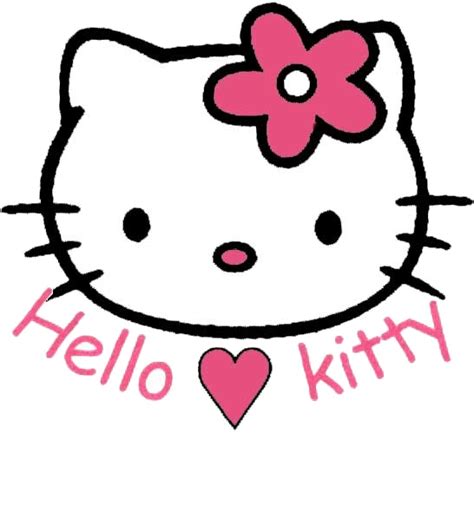 hello kitty with flowers free party printables oh my