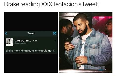 Drake Reading Xxxtentacion‘s Tweet