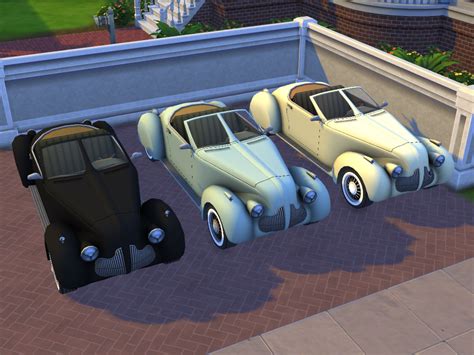 Sims 4 Ccs The Best Ts3 High Society Car Conversion By Enuresims