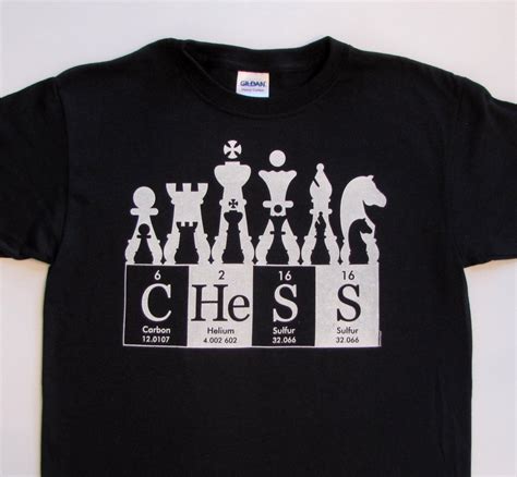 Chess Hand Screened Gray Tee Shirt Elementeestm Tee Shirt For Etsy