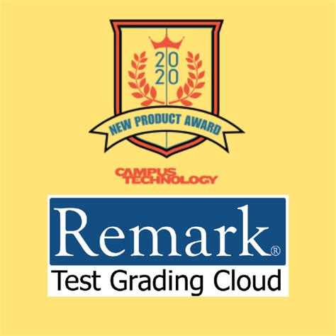 Remark Test Grading Cloud Wins Big With Campus Technology Award