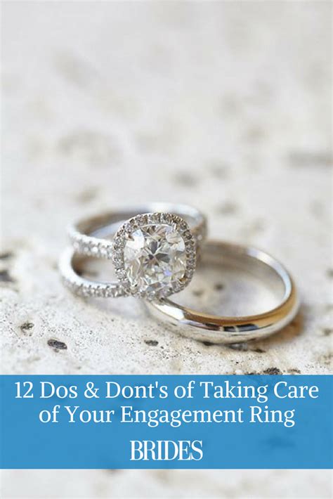 How To Take Care Of Your Engagement Ring 12 Dos And Donts