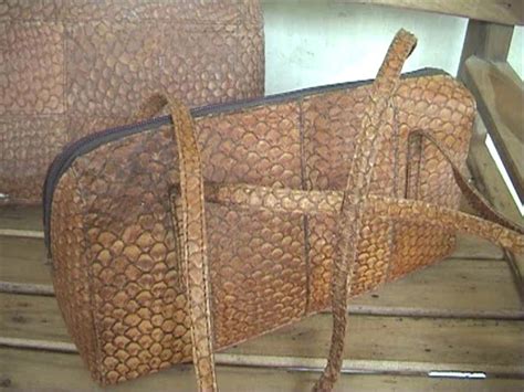 Minuman sari buah salak dengan menggunakan metode uji kesukaan oleh panelis. Kerajinan Limbah Kulit Ikan Nila