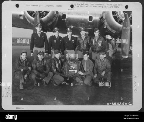 Lt Budd And Crew Crew 10 Of The 613th Bomb Squadron 401st Bomb