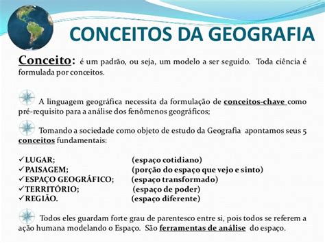 Conceitos Da Geografia