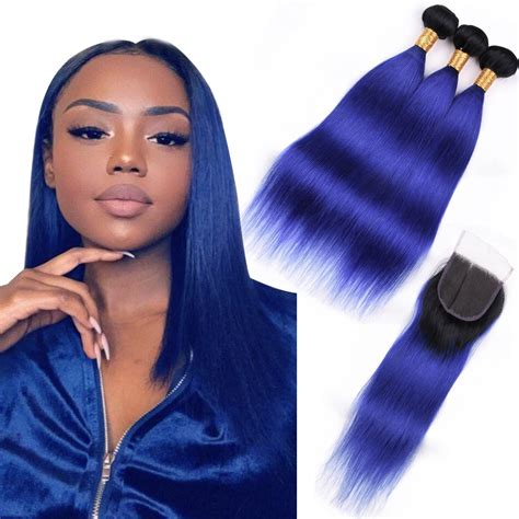 Beaudiva 3 Pieces Human Hair Brazilian Hair Bundles With Closure Tb