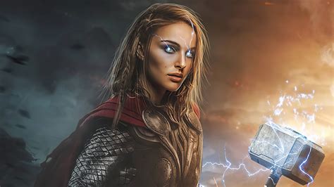 Lady Thor Love And Thunder 4k 2021 Hd Superheroes 4k Wallpapers