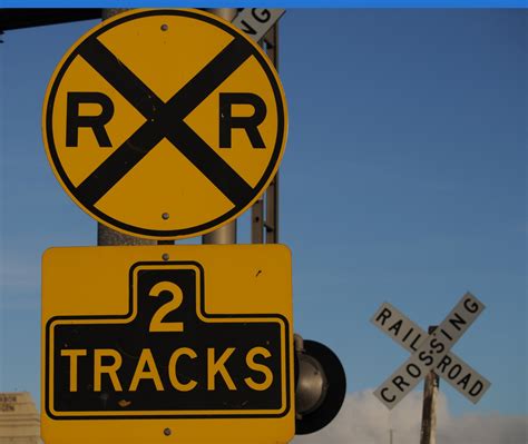Railroad Crossing Signs Free Stock Photo Public Domain Pictures