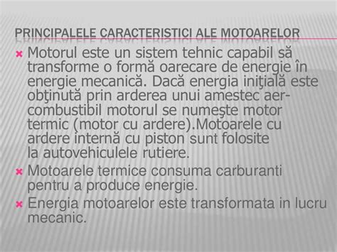 Motoare Termice