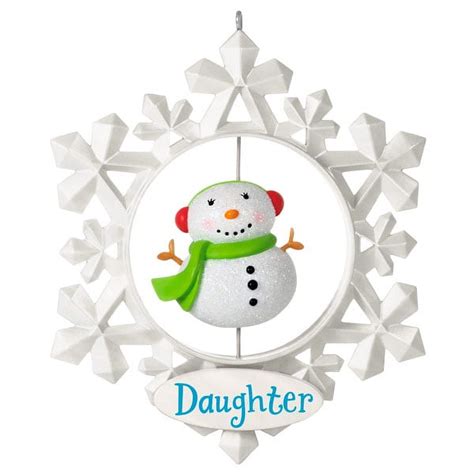 Hallmark Qgo2012 Daughter Snowflake 2021 Ornament