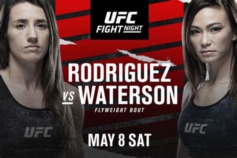 when and where to watch ufc fight night marina rodriguez vs michelle waterson essentiallysports