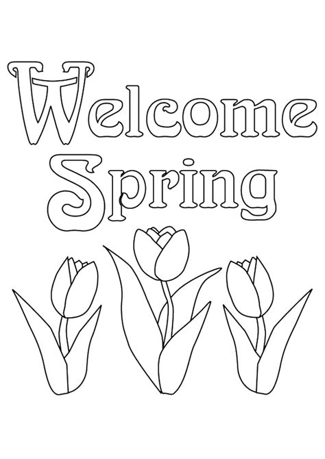 There are also some fun spring printables at classroom doodles. Spring Coloring Pages - Best Coloring Pages For Kids