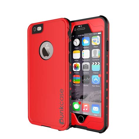 Iphone 6s6 Plus Waterproof Case Punkcase Studstar Red Case For