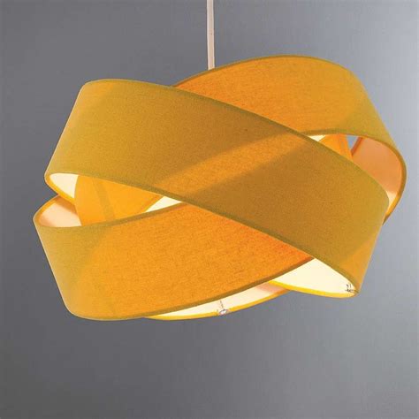 For bedrooms, the lighting is softer to set the right mood for relaxation or light reading. Elements Harley 34cm Drum Ochre Shade | Yellow lamp shades ...