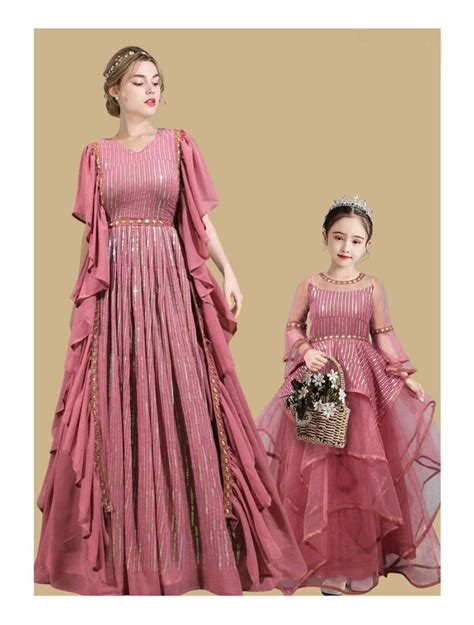 mother daughter gown combo online on rutbaa