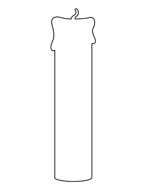 Printable Candle Template