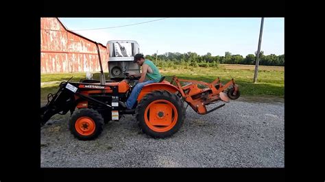 Kubota L185dt Mfwd Tractor Demo Youtube