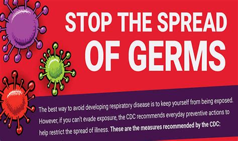 Stop The Spread Of Germs Infographic Visualistan