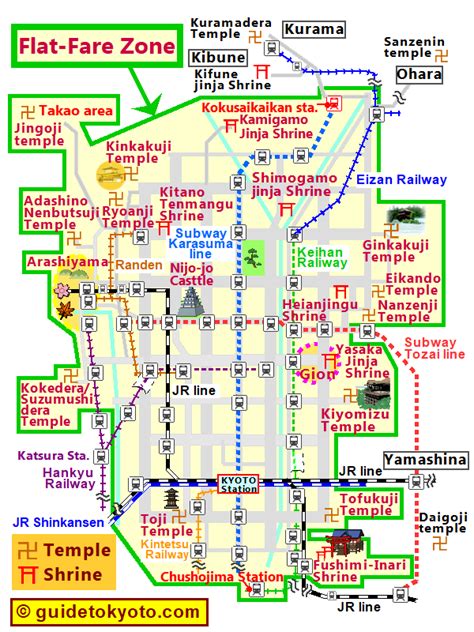 Bus Fares In Kyoto Flat Fare Zone202104 Kyoto Bus And Train Guide