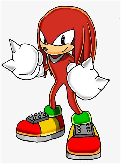 Knuckles The Echidna Project 20 Draw Knuckles From Sonic Transparent
