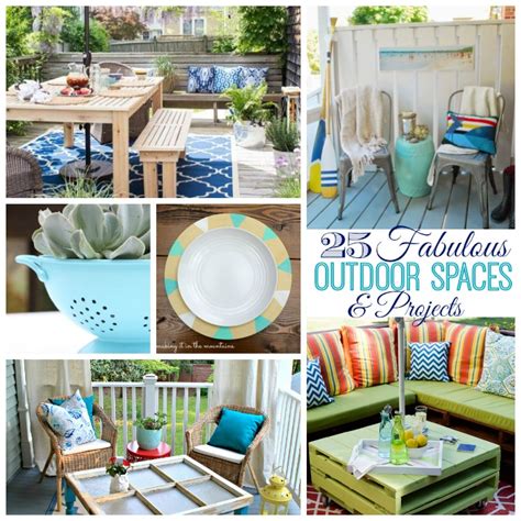 25 Fabulous Outdoor Spaces And Diy Projects The Happy Housie