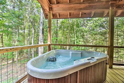 asheville cabins with hot tub
