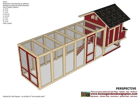 Chicken Coop With Run Building Plans