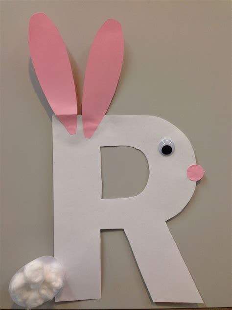 Letter R Rabbit Letter A Crafts Zoo Phonics Crafts