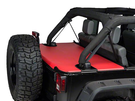 Jtopsusa Jeep Wrangler Tonneau Cover Red Jku Ton Solid Red 07 18 Jeep