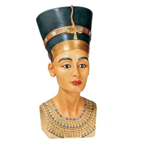 Medium Ruler Of The Nile Queen Nefertiti Egyptian Royal Sculpture