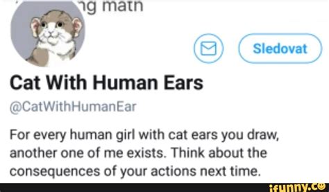 Matn Sledovat Cat With Human Ears Catwithhumanear For Every Human Girl