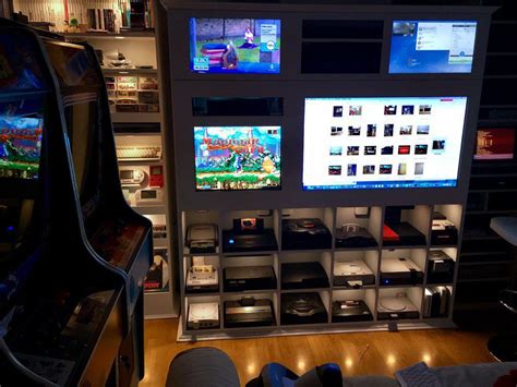 Updated Video Game Console Shelves And Entertainment Unit