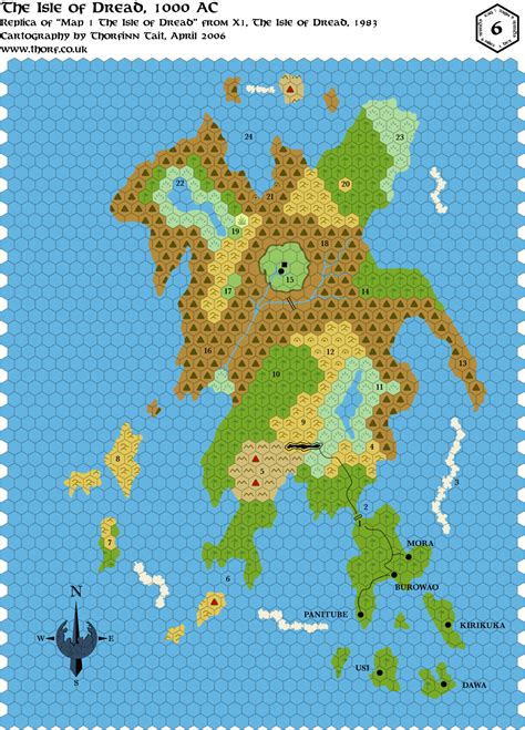31 Isle Of Dread Map Maps Database Source