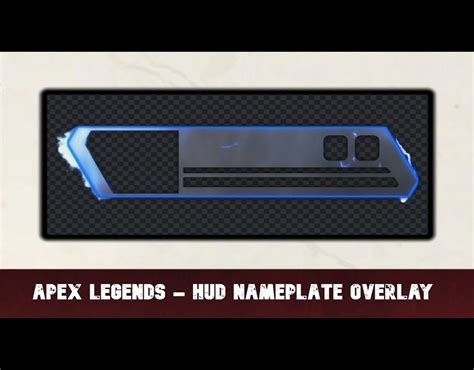 Apex Legends Healthbar Health Bar Hud Overlay Animated Blue Etsy