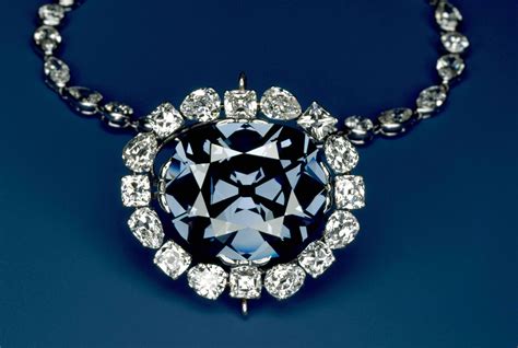 Bombarded With Ultraviolet Light The Blue Hope Diamond Glows Red