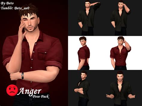 The Sims Resource Anger Pose Pack