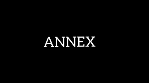Pronunciation And Definition Of Annex Youtube