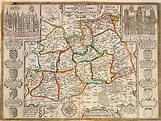 Map of Surrey, described and divided int - English School en ...