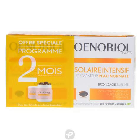 Oenobiol Oenobiol Solaire Intensif Préparateur Peau Normale