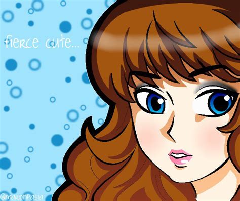 Fierce Cute Anime Ms Paint By Marionpasia17 On Deviantart
