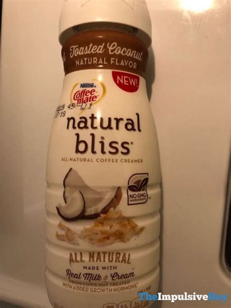 America's #1 creamer brand introduces snickers® creamer singles, a rich blend of chocolate, nut and caramel flavors. Nestle Coffee-mate Natural Bliss Toasted Coconut Creamer ...