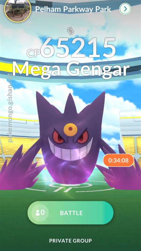 Mega Gengar Raid Boss Pokemon Go