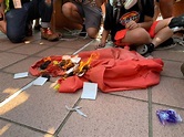 涉屯門大會堂外焚燒國旗 13歲女童獲准保釋 | 政事