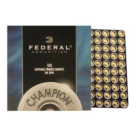 Federal Champion All Gauges Shotshell Primers 209a