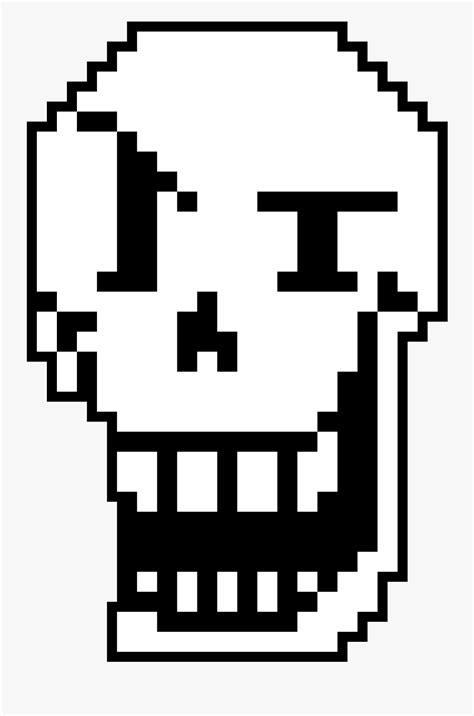 Papyruss Face By Axis Strike Undertale Papyrus Head Sprite Free