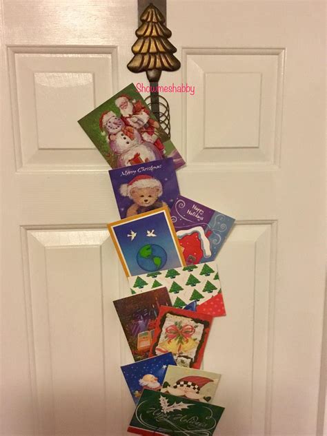 10 Over The Door Christmas Card Holder
